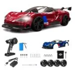 Fully Proportional RC Drift Car – 1/16 Scale, 4WD, 38KM/H Speed, Rechargeable, with Lights & Dual Tire Sets - Image 8