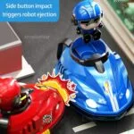 2-Pack Remote Control Bumper Cars with Music, Lights & Ejectable Drivers – Gift for Kids 3+ - Image 4