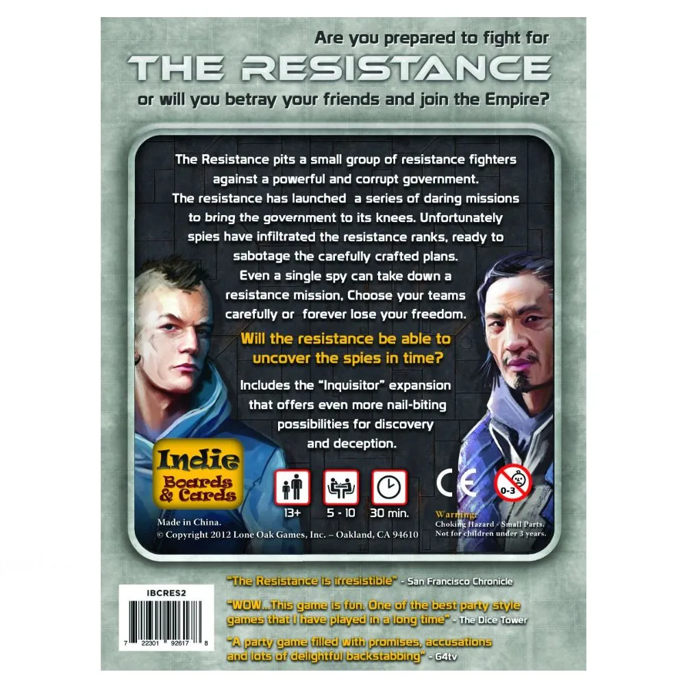 The Resistance – Social Deduction Party Strategy Game | 5–10 Players | Ages 14+ | 30 Min Playtim - Image 6