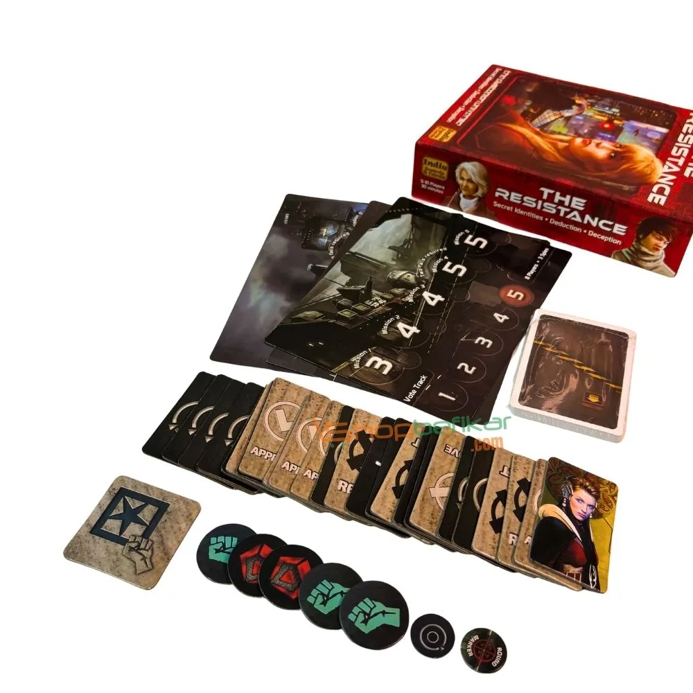 The Resistance – Social Deduction Party Strategy Game | 5–10 Players | Ages 14+ | 30 Min Playtim - Image 5