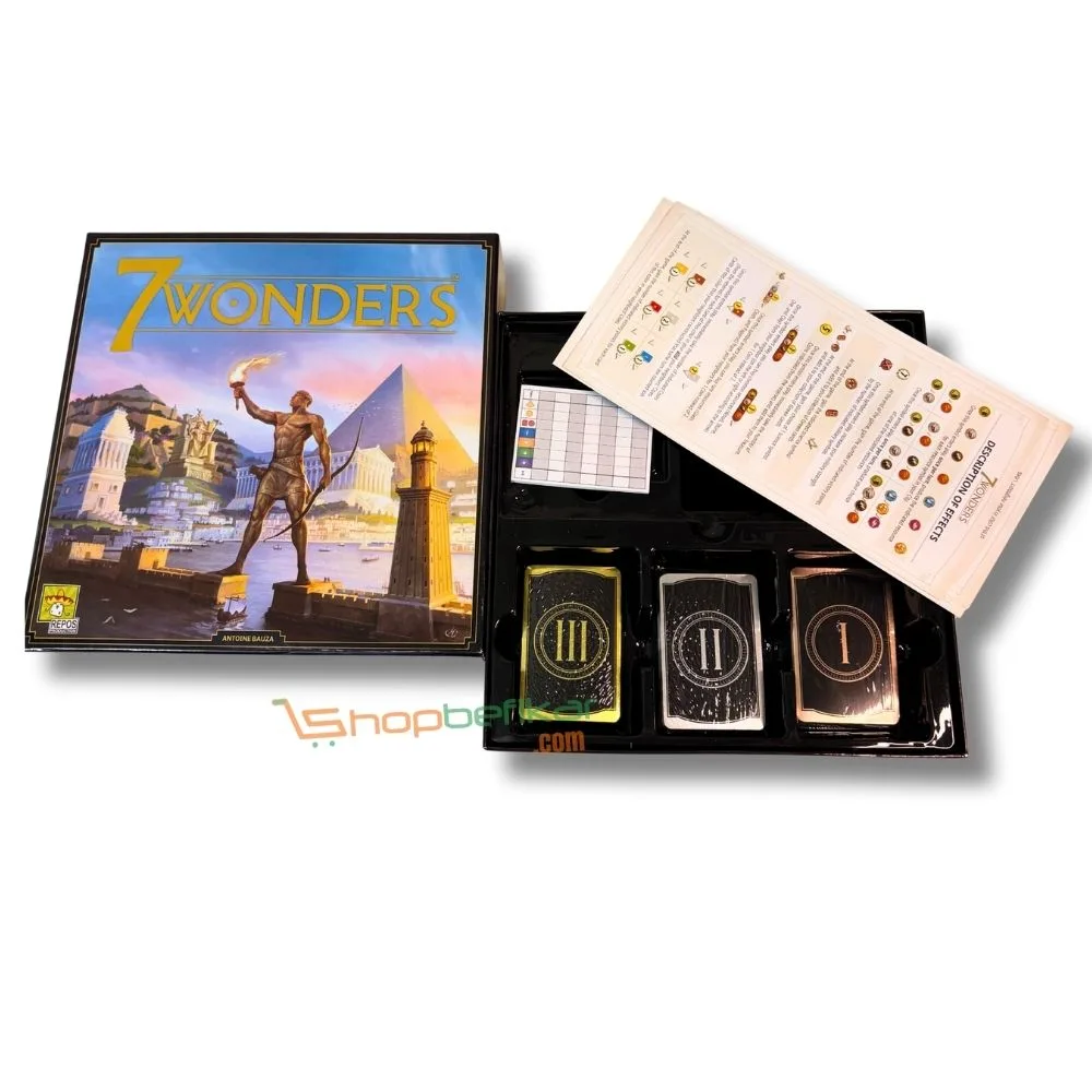7 Wonders – Civilization-Building Strategy Board Game | Family & Friends | 2–7 Players | Ages 10+ | 30–45 Min Playtime - Image 3