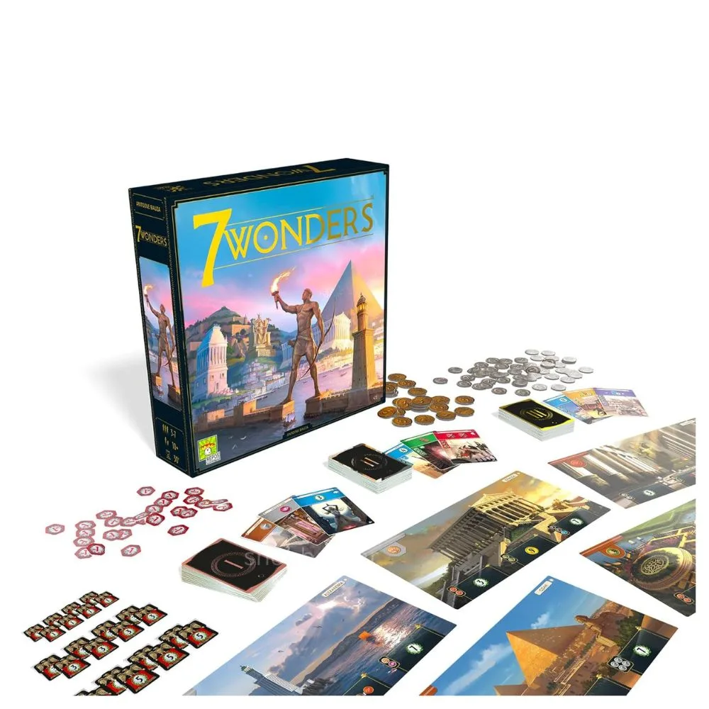 7 Wonders – Civilization-Building Strategy Board Game | Family & Friends | 2–7 Players | Ages 10+ | 30–45 Min Playtime - Image 9