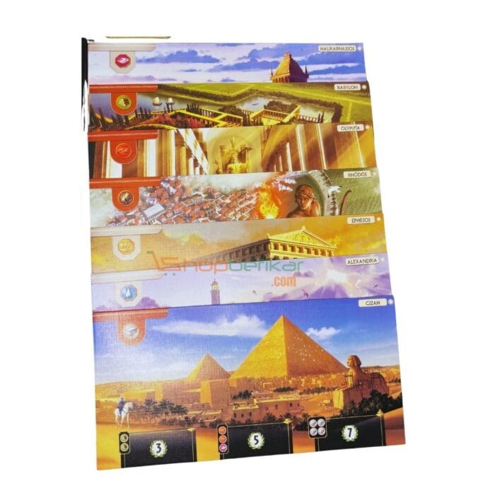 7 Wonders Strategy Board Game – Fun Civilization Building Game for Family & Friends - Image 4