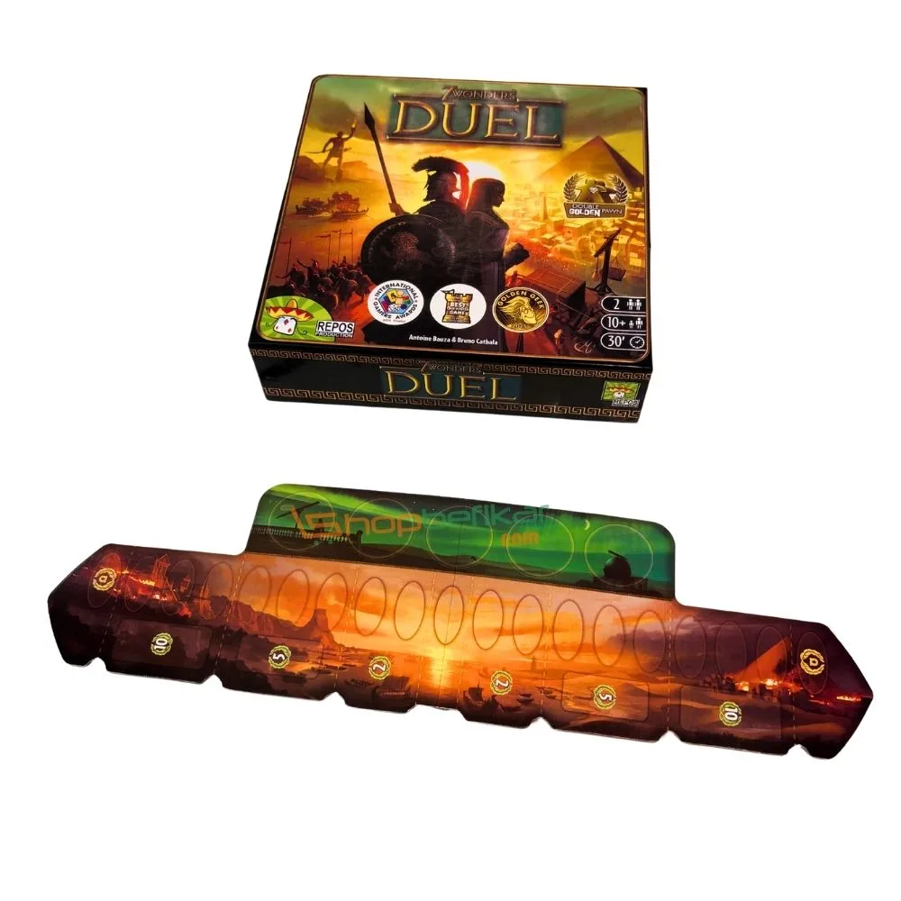 7 Wonders Duel – Two Player Strategy Board Game | Civilization Building | Ages 10+ | 30 Min Playtime - Image 2