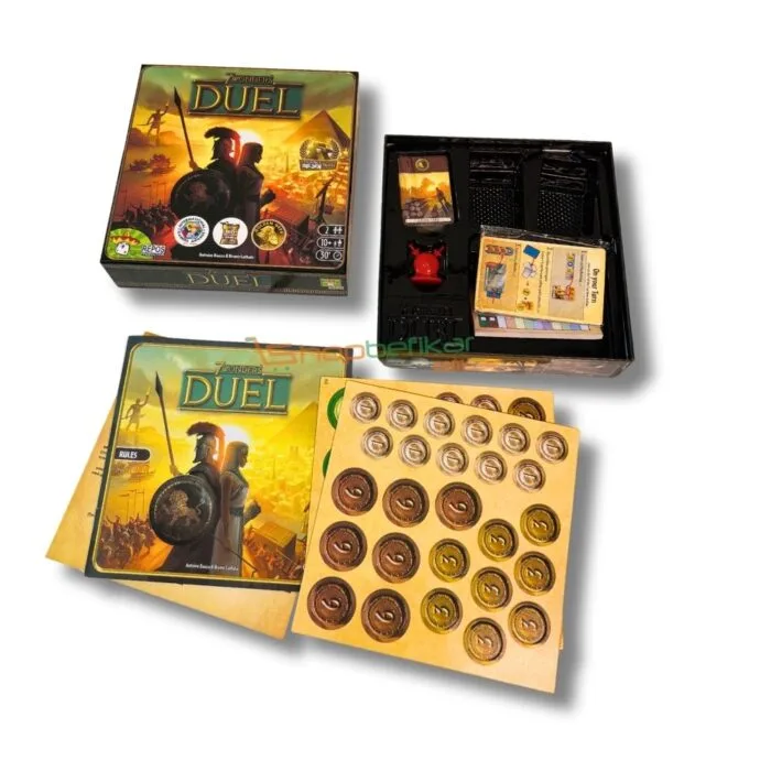 7 Wonders Duel – Two Player Strategy Board Game | Civilization Building | Ages 10+ | 30 Min Playtime - Image 4