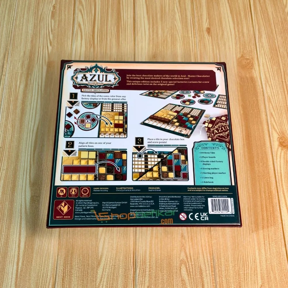 Azul: Master Chocolatier | Strategic Chocolate Crafting Board Game | 2–4 Players | Ages 8+ | 30–45 Min Playtime - Image 6