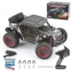 Adventurer RC Monster Truck – 1/16 Scale 4WD 38KM/H Off-Road Car with LED Lights (RED) - Image 2