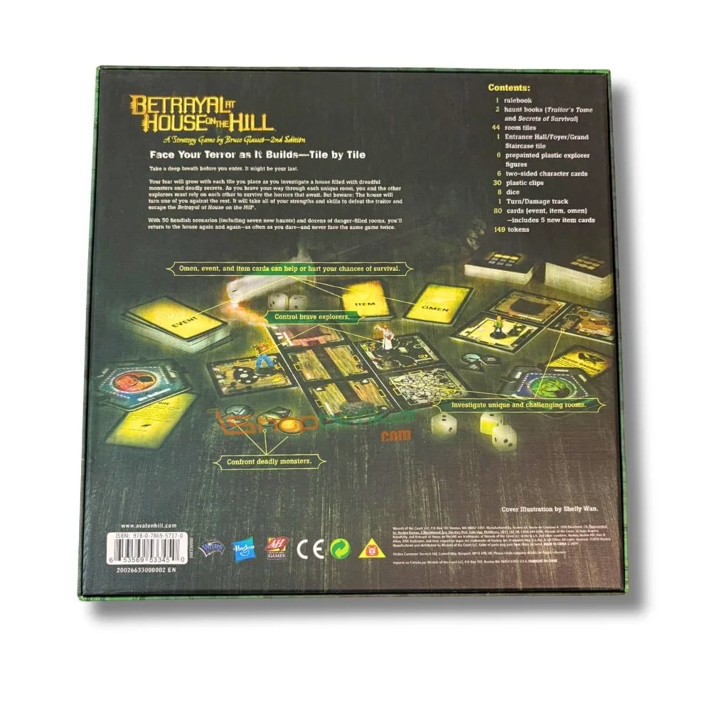 Betrayal at House On The Hill – 2nd Edition | Horror, Mystery & Betrayal Board Game | 3–6 Players | Ages 12+ | 60 Min Playtime - Image 2
