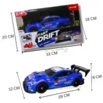 High-Speed Drift RC Car 1:16 Scale with Rechargeable Battery, LED Lights & Drift Kit - Image 2