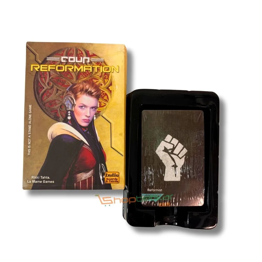 Coup: Reformation – 2nd Edition Expansion Pack | Bluffing & Deduction Card Game | Ages 10+ | 2–10 Players | 15 Min Playtime - Image 2