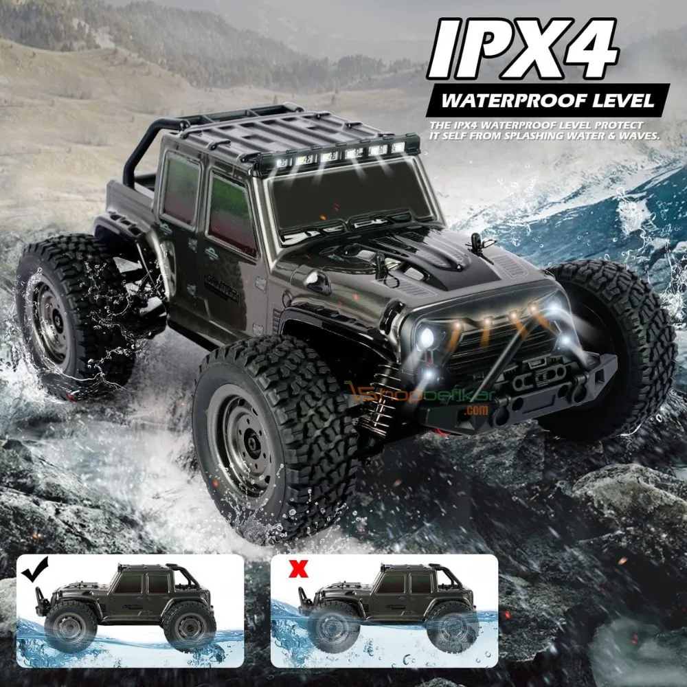 Gantry RC Monster Truck – 1/16 Scale 4X4 All-Terrain Beast with 40KM/H Speed & LED Lights - Image 8