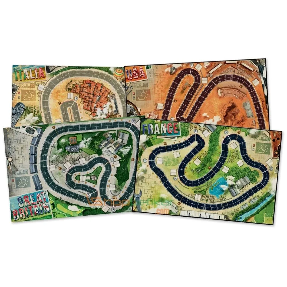 Heat: Pedal to the Metal – High-Speed Strategy Board Game | Racing Adventure | 1–6 Players | Ages 10+ | 30–60 Min Playtime - Image 9