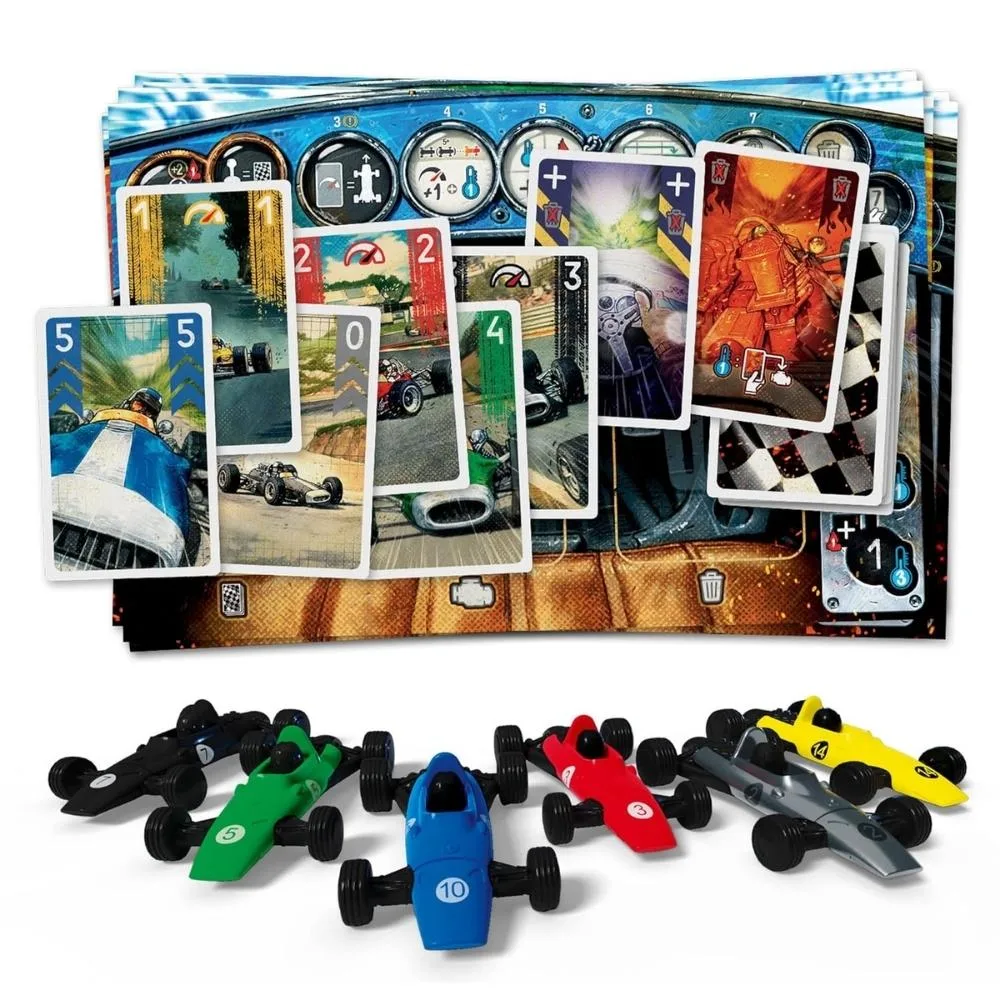Heat: Pedal to the Metal – High-Speed Strategy Board Game | Racing Adventure | 1–6 Players | Ages 10+ | 30–60 Min Playtime - Image 10