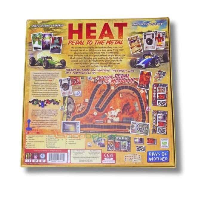 Heat Strategy Board Game – Racing Adventure for 1–6 Players, 30–60 Min Playtime - Image 4
