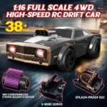 Hurricane RC Drift Car – High-Speed 1/16 Scale 4WD with LED Lights - Image 10