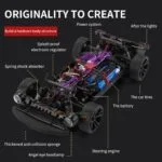 Hurricane RC Drift Car – High-Speed 1/16 Scale 4WD with LED Lights - Image 3