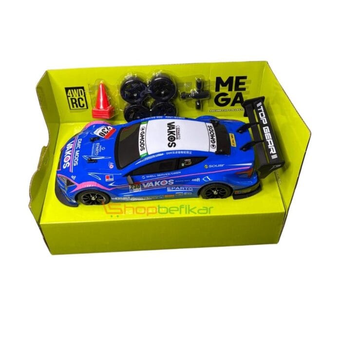 High-Speed Drift RC Car 1:16 Scale with Rechargeable Battery, LED Lights & Drift Kit - Image 6