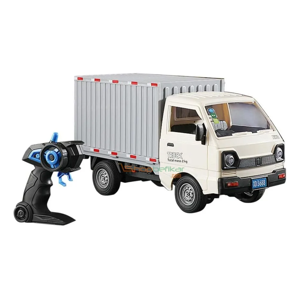 RC Kei Truck – 1:16 Scale Remote Control Transporter Pickup with Spray, Lights & Rechargeable Battery - Image 1