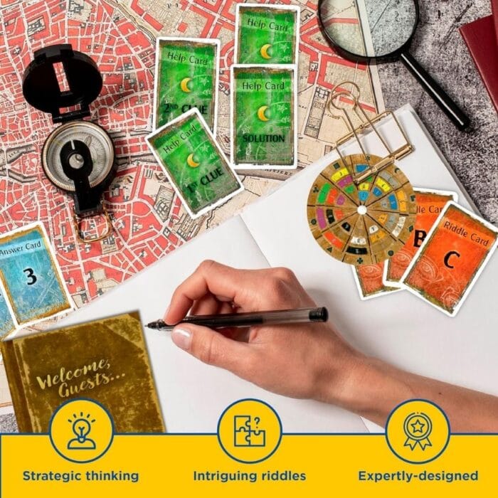 Exit: The Abandoned Cabin – Family Escape Room Card Game | Cooperative Puzzle & Mystery Gameplay | 1–4 Players | Ages 10+ | 45–60 Min Playtime - Image 2