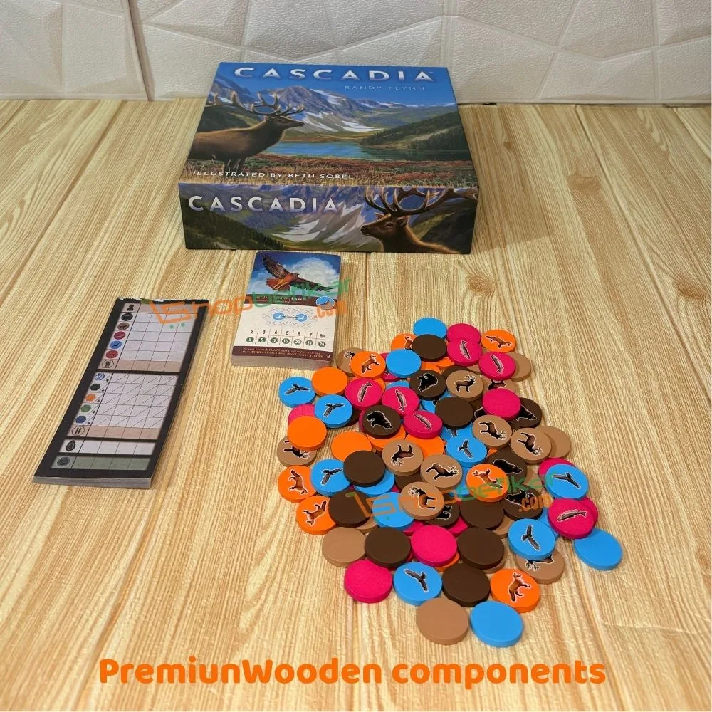 Cascadia | Award-Winning Nature Themed Tile-Laying Strategy Board Game | 1–4 Players | Ages 10+ | 30–45 Min Playtime - Image 3