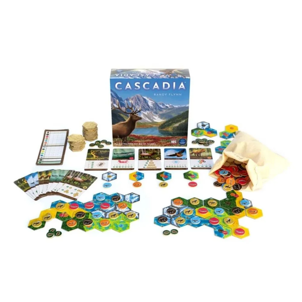 Cascadia | Award-Winning Nature Themed Tile-Laying Strategy Board Game | 1–4 Players | Ages 10+ | 30–45 Min Playtime - Image 8
