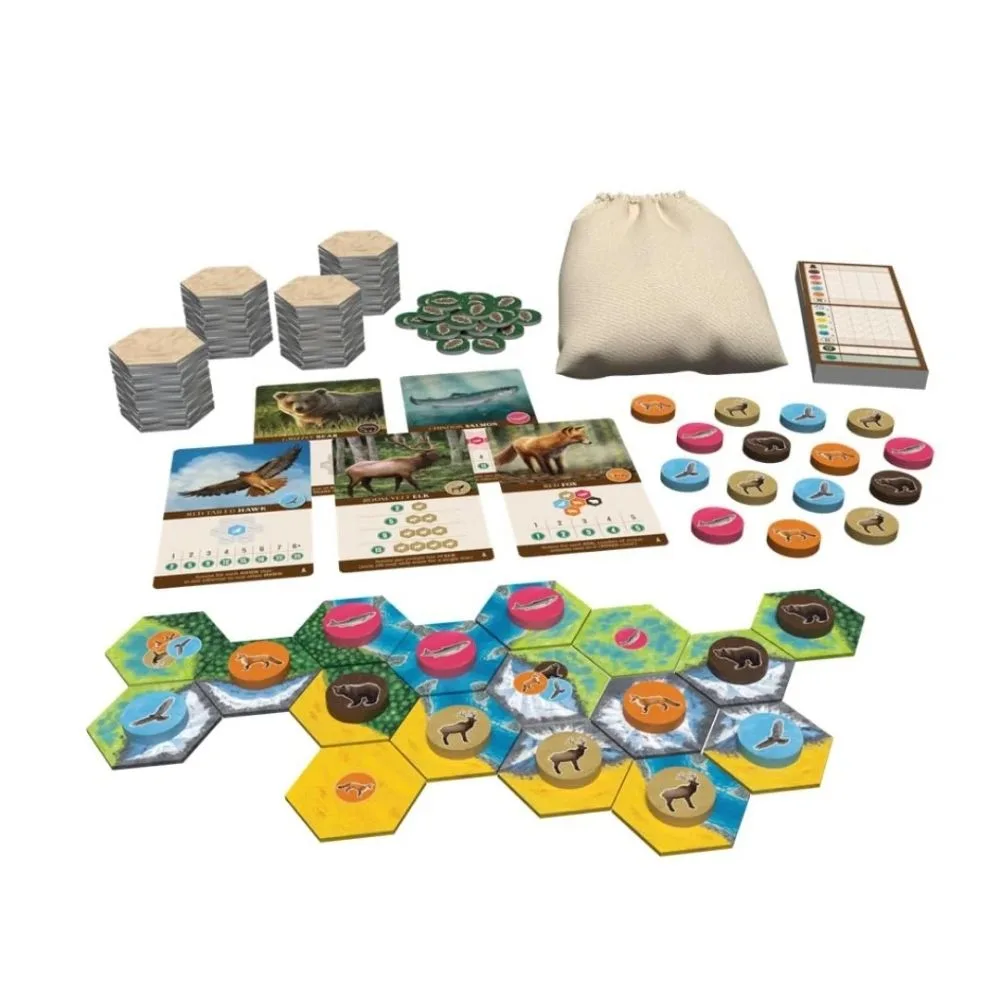 Cascadia | Award-Winning Nature Themed Tile-Laying Strategy Board Game | 1–4 Players | Ages 10+ | 30–45 Min Playtime - Image 2