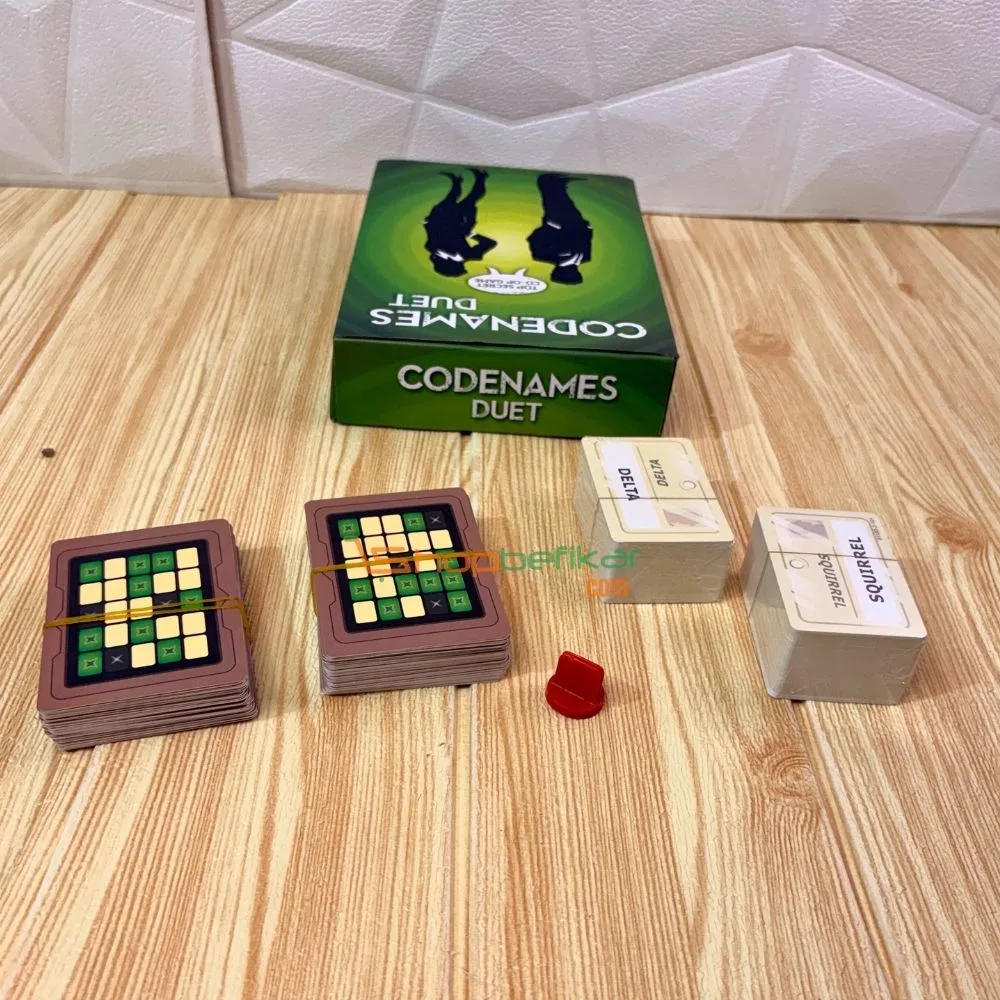 Codenames: Duet – Two-Player Cooperative Word Deduction Game | Spy & Strategy Fun | 2+ Players | Ages 11+ | 15–30 Min Playtime - Image 4