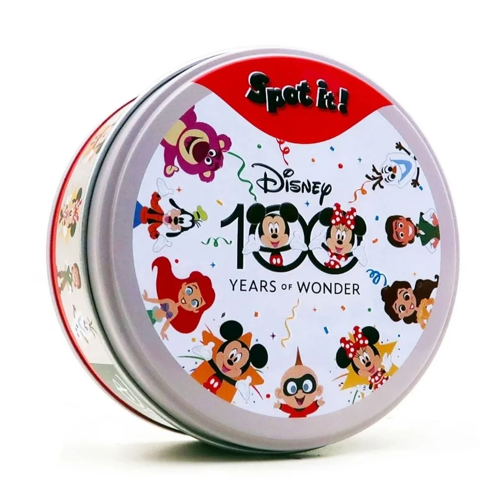 Spot It! Disney 100 Years of Wonder Card Game | Fast-Paced Family Game | Shopbefikar India