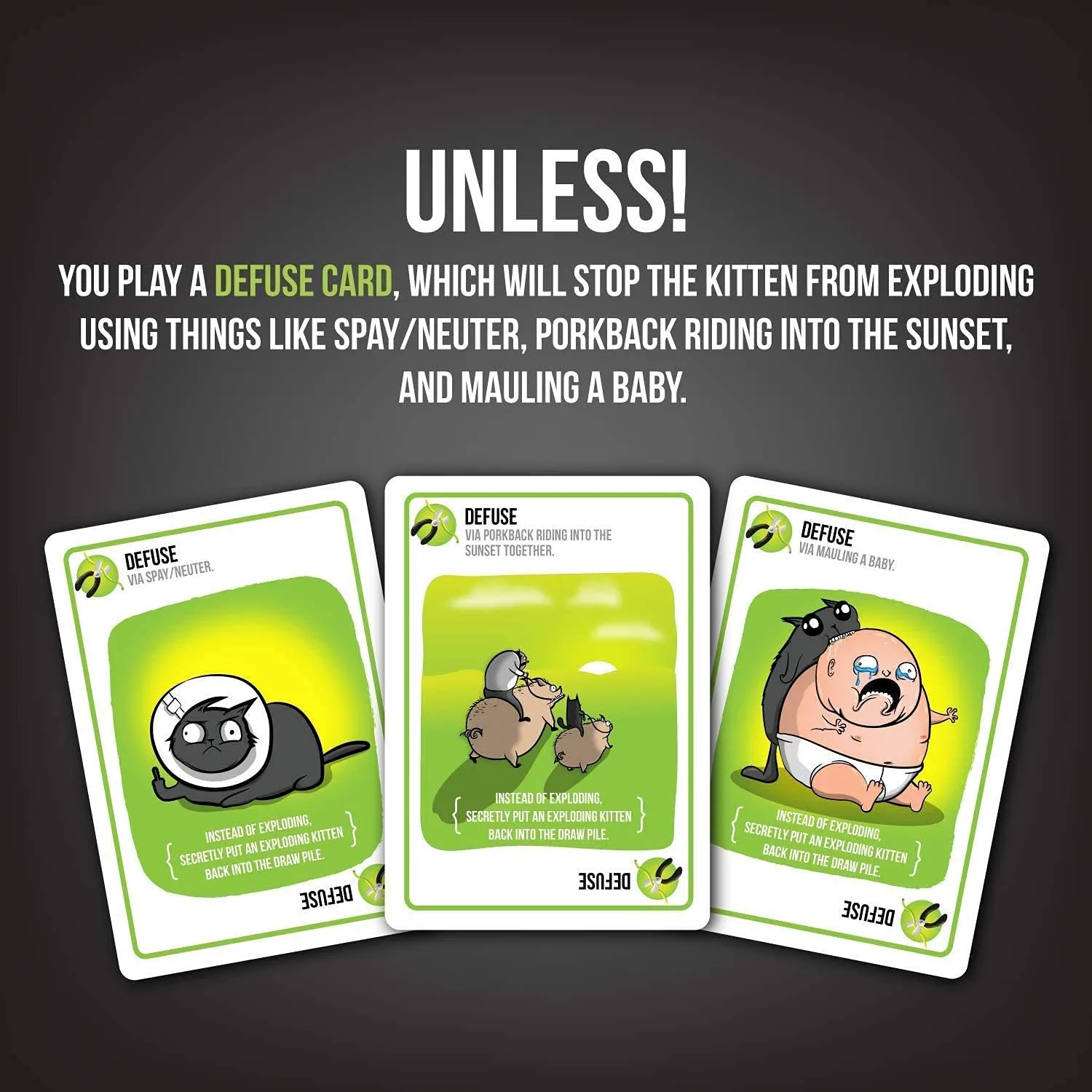 Exploding Kittens NSFW Edition – Adult Party Card Game | Dark Humor & Strategy | 2–5 Players | Ages 18+ - Image 3