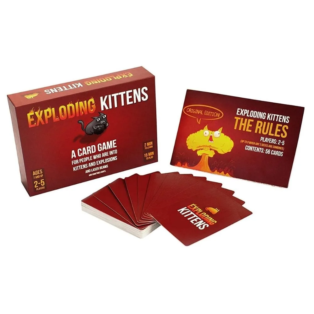 Exploding Kittens – Hilarious Card Game for Family Game Night | Fast-Paced Strategy & Fun | 2–5 Players | Ages 7+ - Image 2