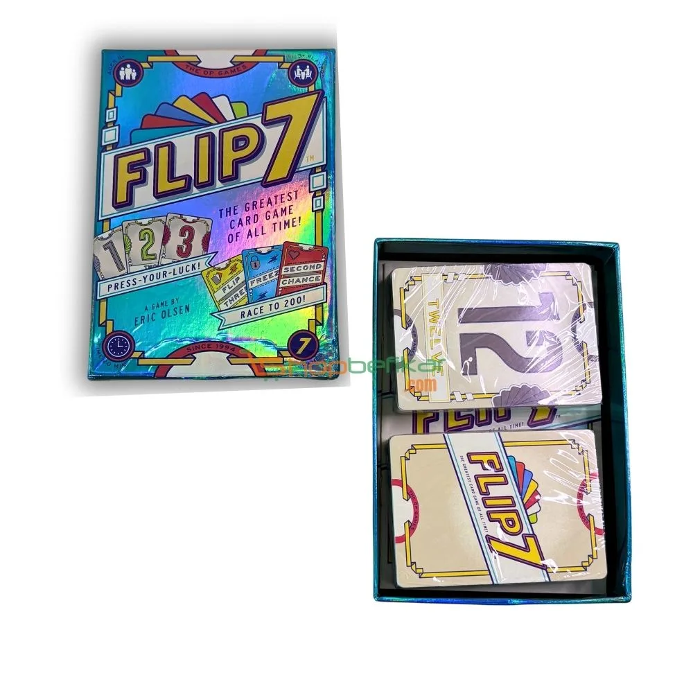 Flip 7 – Fast-Paced Press Your Luck & Strategy Card Game | Addictive Party Fun | 2–6 Players | Ages 8+ | 15–25 Min Playtime - Image 2