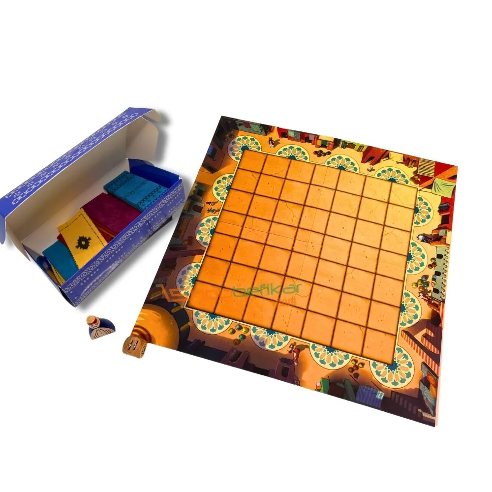 Marrakech – Strategic Board Game of Rugs, Coins & Clever Moves | 2–4 Players | Ages 6+ | 20–30 Min Playtime - Image 4