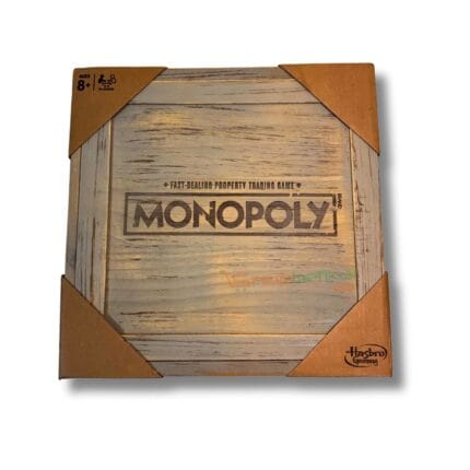 Monopoly Wooden Board Game | Premium Wooden Edition with Brass Tokens & Puzzle Board | Shopbefikar