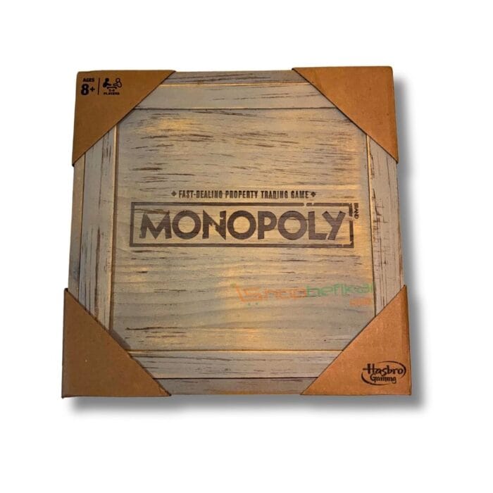 Monopoly Wooden Board Game | Premium Wooden Edition with Brass Tokens & Puzzle Board | Shopbefikar