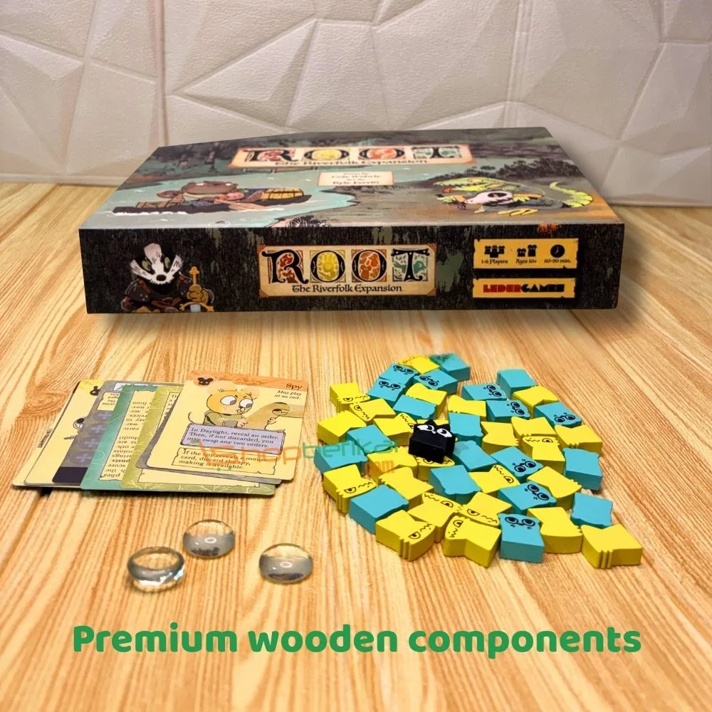 Root: The Riverfolk Expansion | Strategic Faction & Trading Add-On | 2–6 Players | Ages 10+ | 60–90 Min Playtime - Image 3