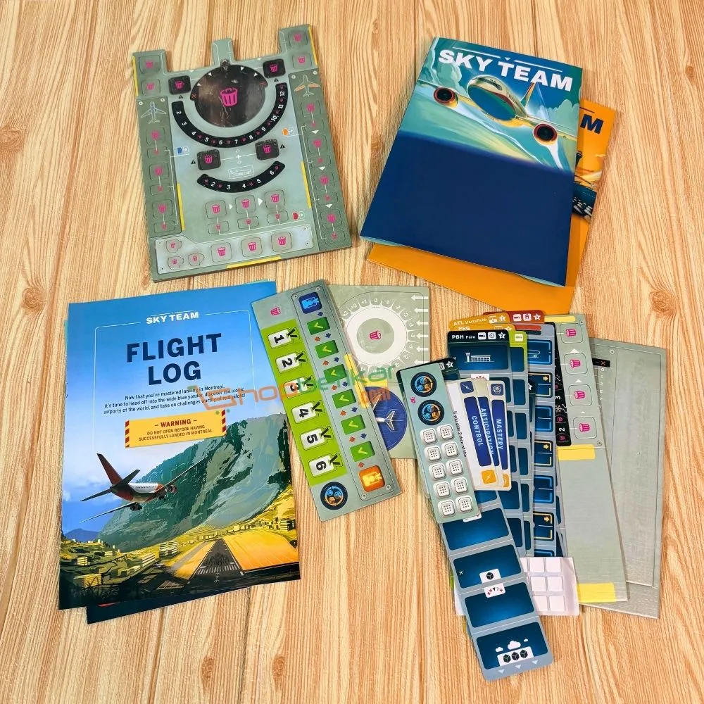 Sky Team | 2 Player Cooperative Plane Landing Strategy Board Game | Ages 7+ | 20–30 Min Playtime - Image 2