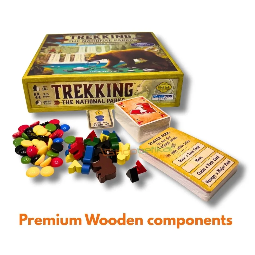 Trekking The National Parks – Family Adventure Strategy Board Game | Explore America’s National Parks | 2–5 Players | Ages 10+ | 30–60 Min Playtime - Image 4