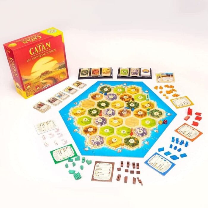 Catan 25th Anniversary Edition | Premium Wooden Components Strategy Board Game | 3–6 Players | Age 10+ - Image 2