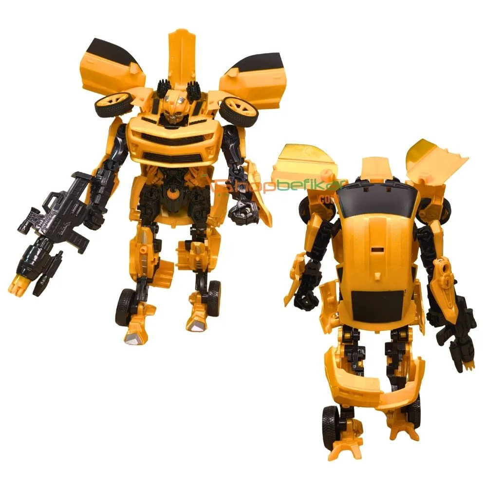 Optimus Prime & Bumblebee Transformers Action Figures | 20cm | Manually Convertible | Display Gift Pack | Age 6+ - Image 7