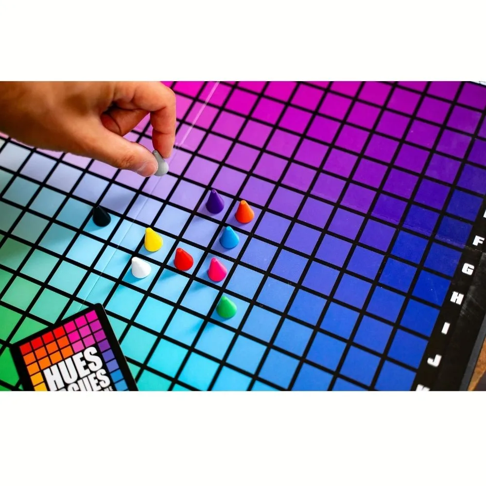 Hues and Cues | Vibrant Color Guessing Party Board Game | 3–10 Players | Age 8+ | 30 Min Playtime - Image 8