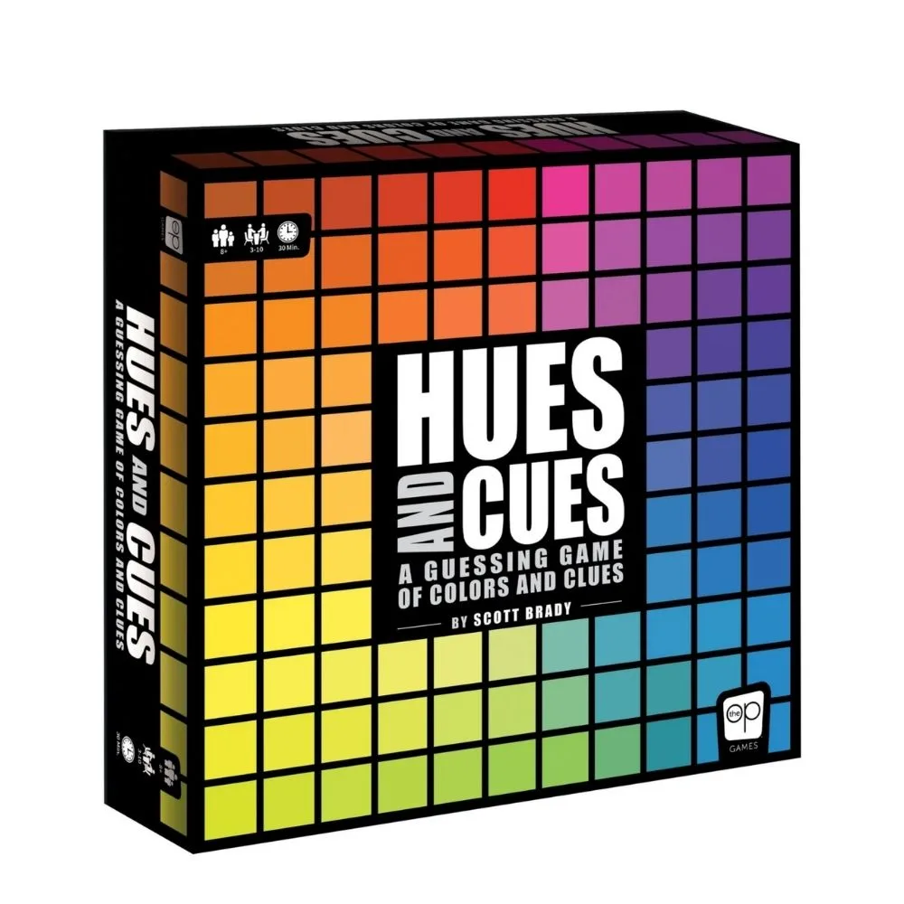 Hues and Cues Board Game – Vibrant Color Guessing Party Game | 3–10 Players | Ages 8+