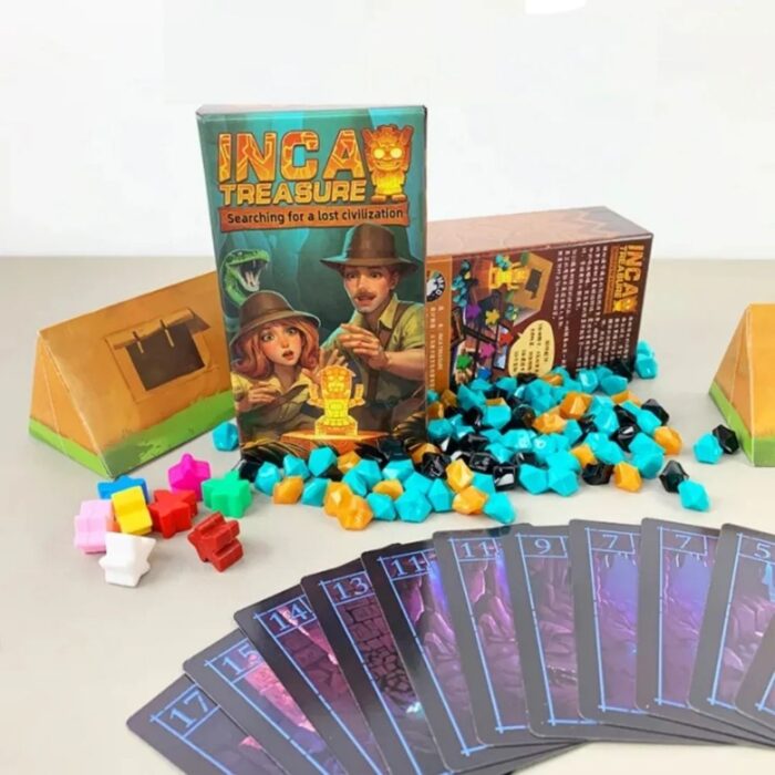 Inca Treasure Card Game | Push-Your-Luck Adventure Game | 3–8 Players | Ages 8+ | 30 Min - Image 2