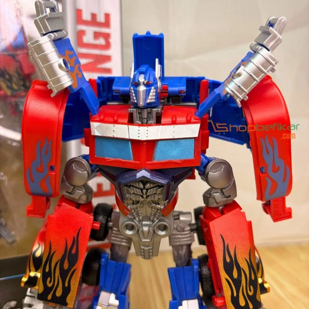 Optimus Prime & Bumblebee Transformers Action Figures | 20cm | Manually Convertible | Display Gift Pack | Age 6+ - Image 2
