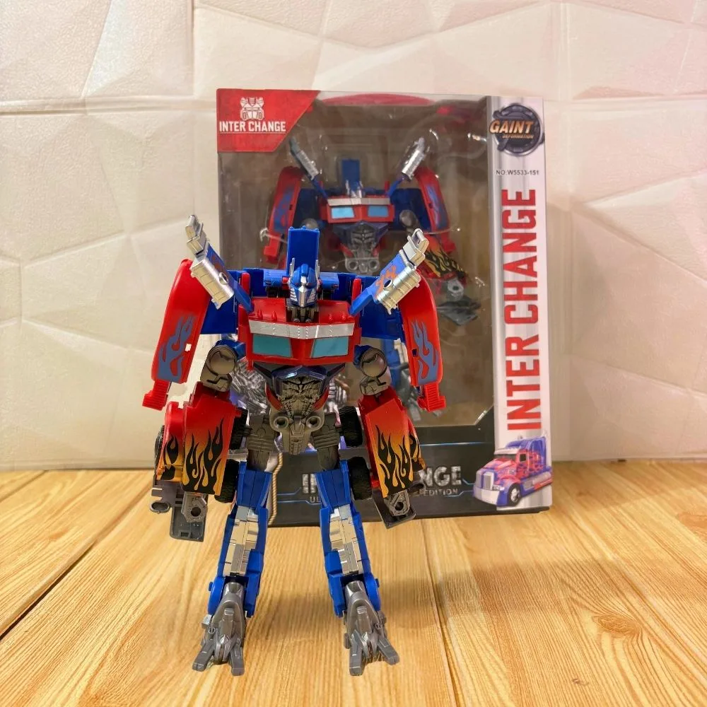 Optimus Prime & Bumblebee Transformers Action Figures | 20cm | Manually Convertible | Display Gift Pack | Age 6+ - Image 6