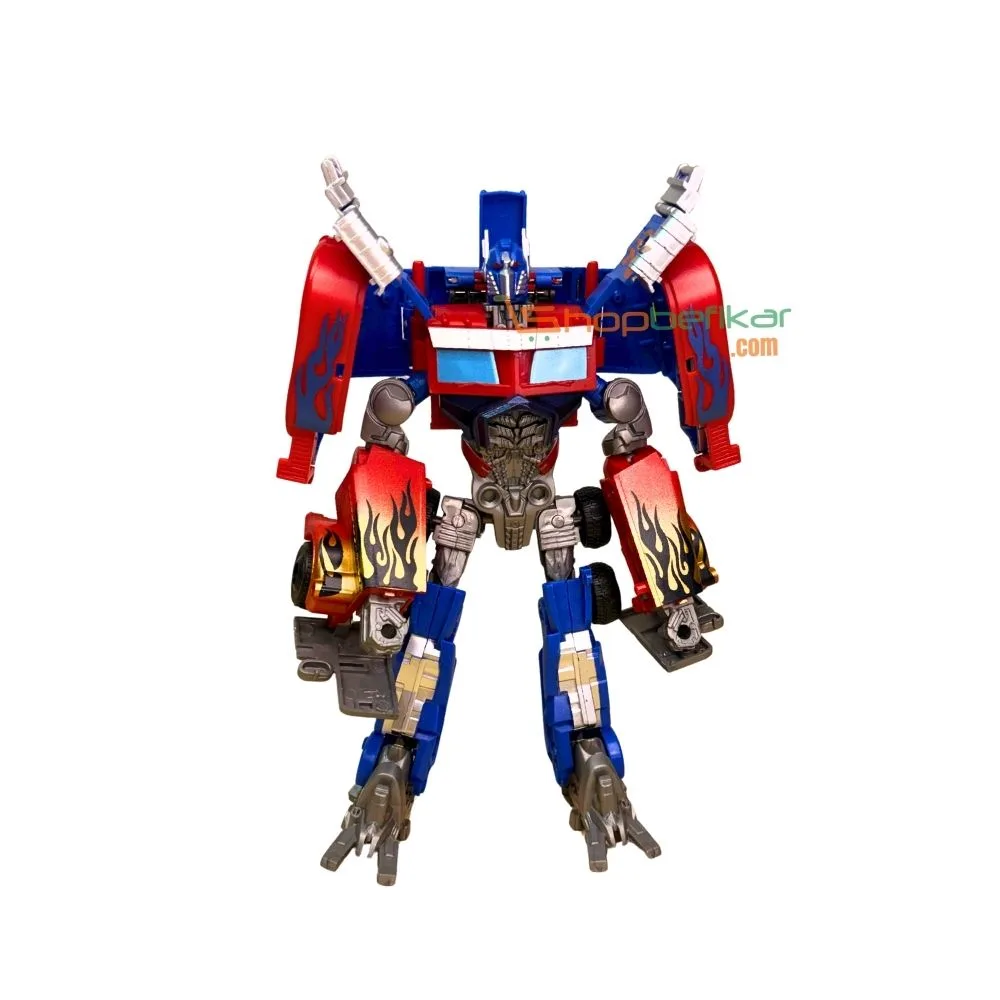 Optimus Prime & Bumblebee Transformers Action Figures | 20cm | Manually Convertible | Display Gift Pack | Age 6+ - Image 5