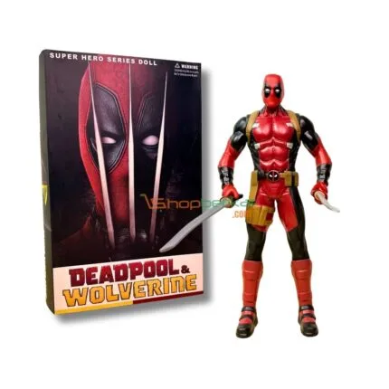 Deadpool Premium Action Figure | 32 cm Height | Soft & Hard Rubber Material | Collectible Toy