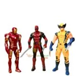 Wolverine, Deadpool & Iron Man 32 cm Premium Action Figures