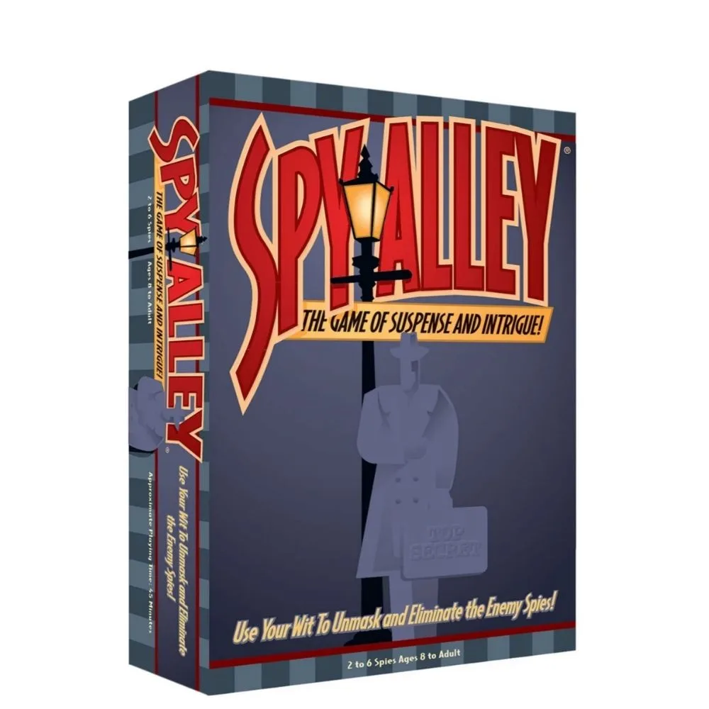 Spy Alley Board Game – Award-Winning Family Strategy & Bluffing Game | 2–6 Players | Ages 8+