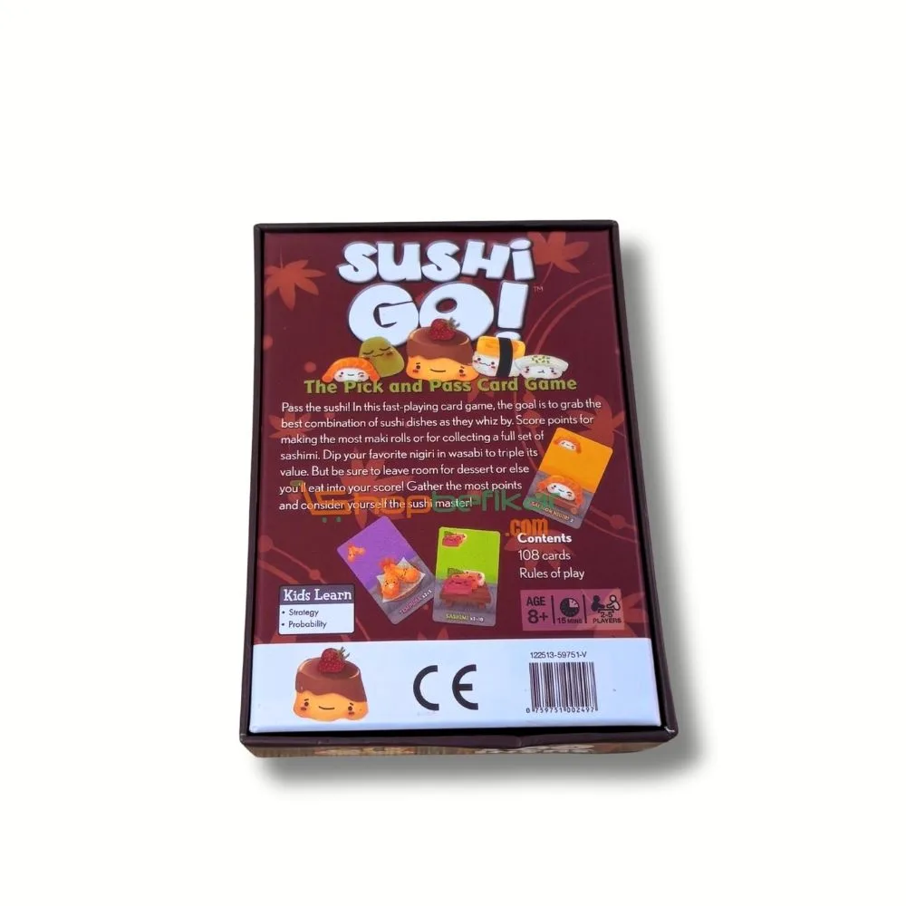 Sushi Go! | Pick & Pass Family Card Game | Fast Strategy Fun | 2–5 Players | Ages 8+ | 15 Min Playtime - Image 6
