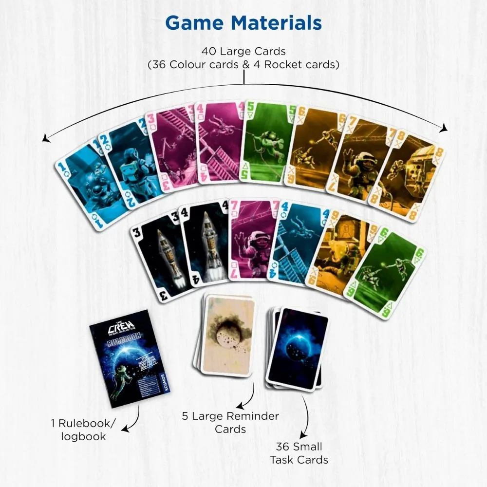 The Crew: Quest for Planet Nine – Cooperative Trick-Taking Card Game | 2–5 Players | Ages 10+ | 30 Min Playtime - Image 2